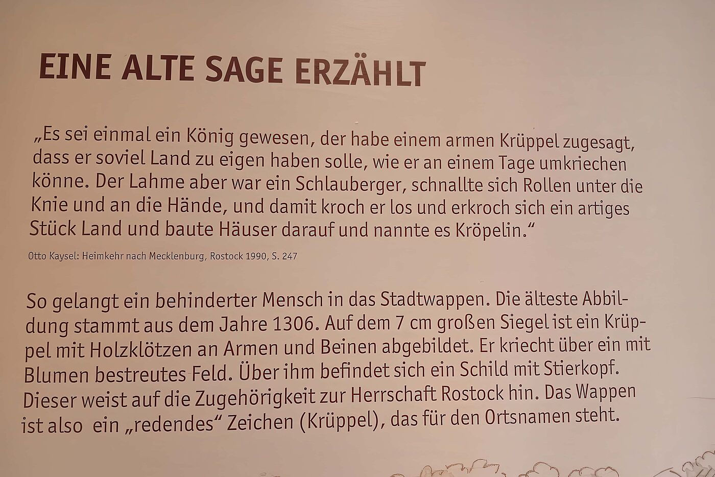 Die "Gründungs"-Geschichte von Kröpelin