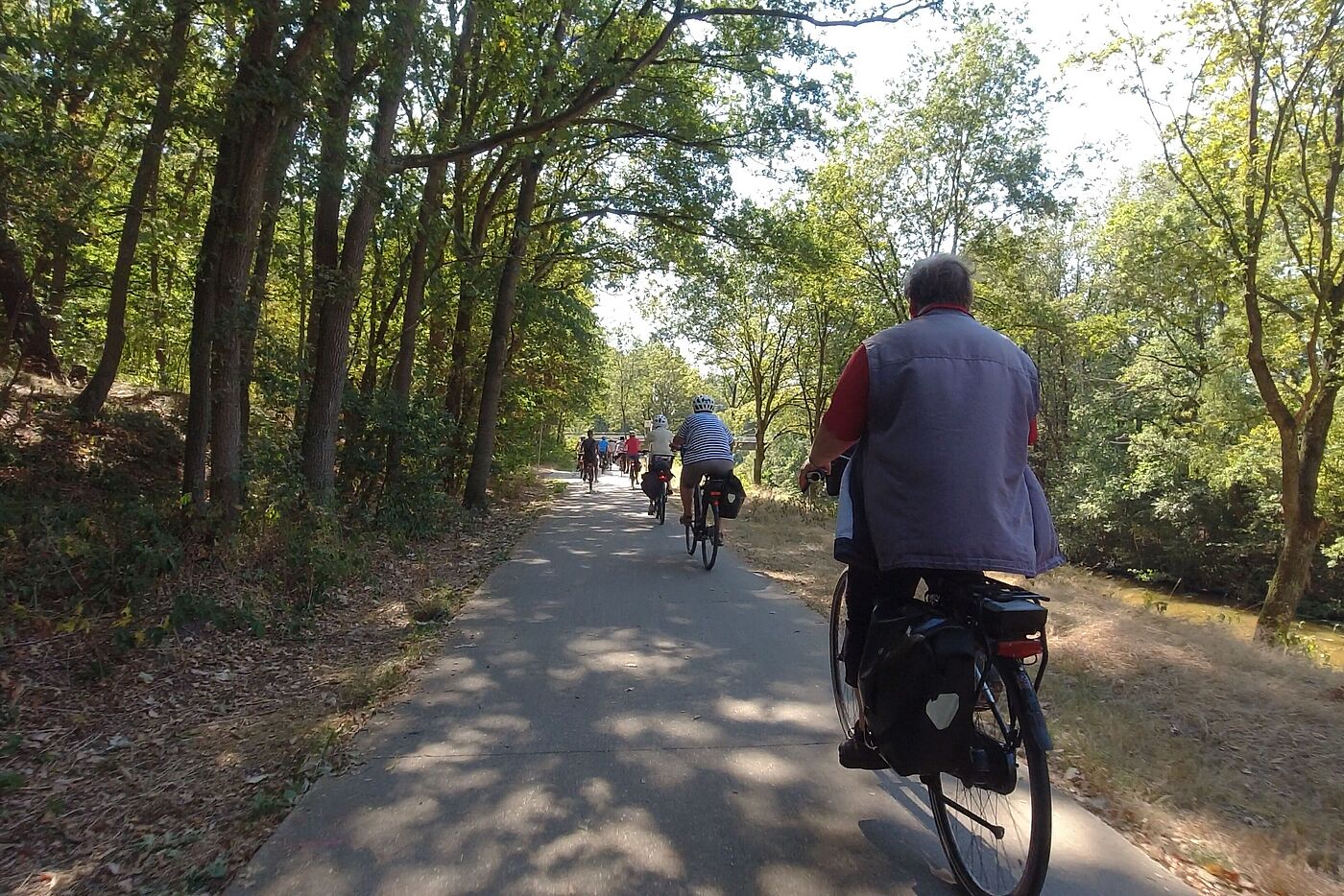 Start am Nordhorn-Almelo-Kanal