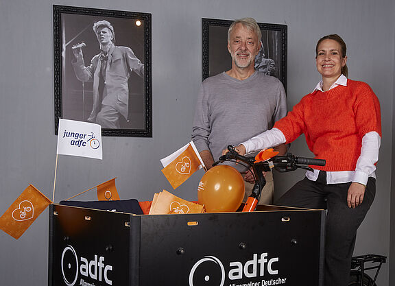 ADFC-Doppelspitze Sarah Holczer und Frank Masurat ADFC-Doppelspitze Sarah Holczer und Frank Masurat