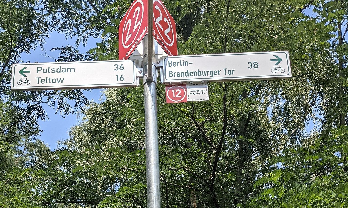 Knotenpunktwegweisung 