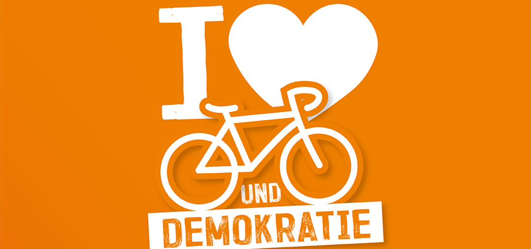 I love Fahrard und Demokratie: Header I love Fahrrad und Demokratie
