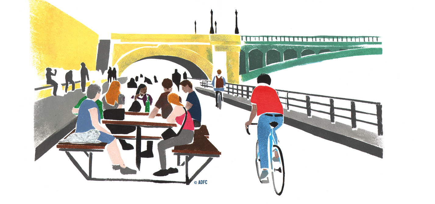Illustration InnoRAD Pariser Radnetz
